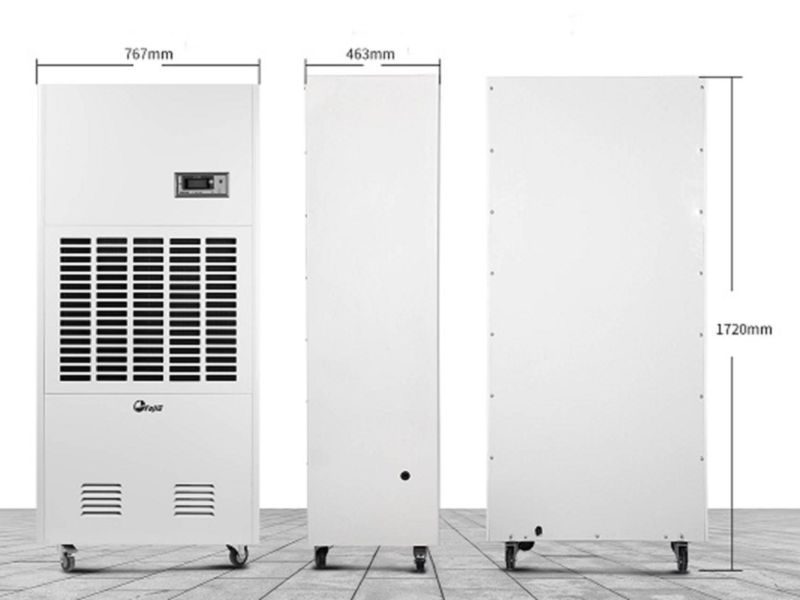 Kích thước của Máy hút ẩm công nghiệp Fujie HTR10S