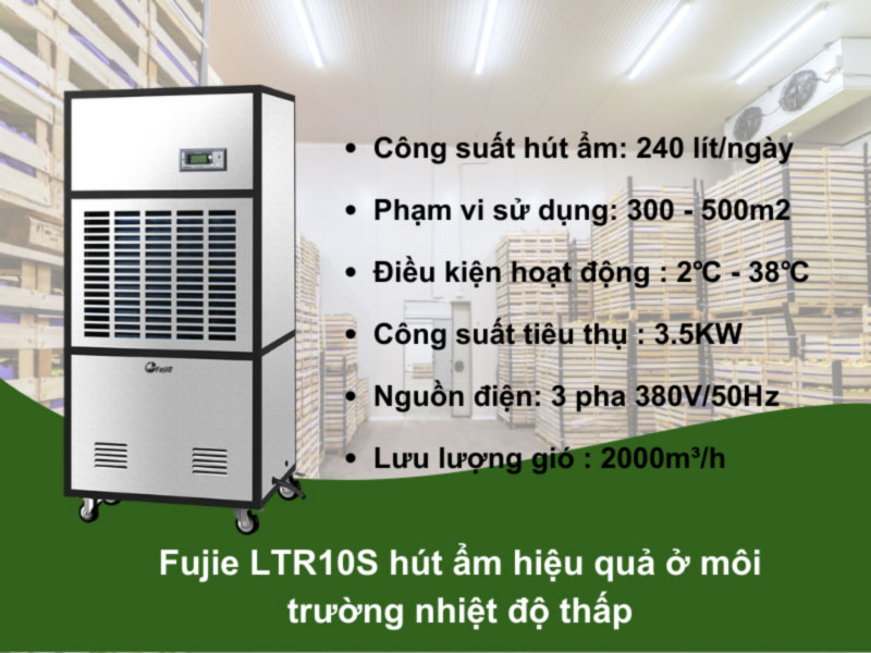 Máy hút ẩm công nghiệp Fujie LTR10S