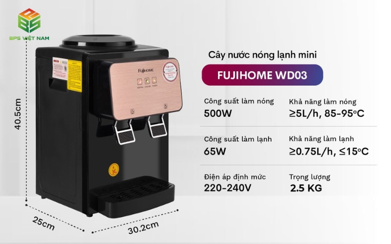 cây nước nóng lạnh để bàn