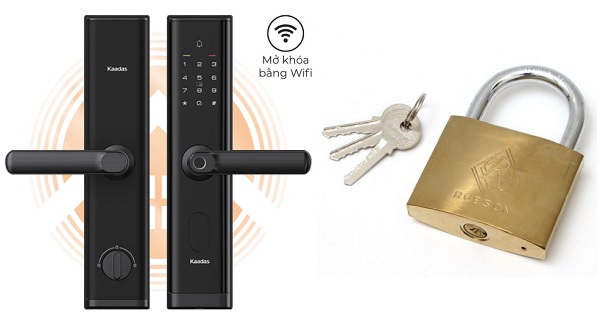 So sánh khóa điện tử và khóa cơ truyền thống