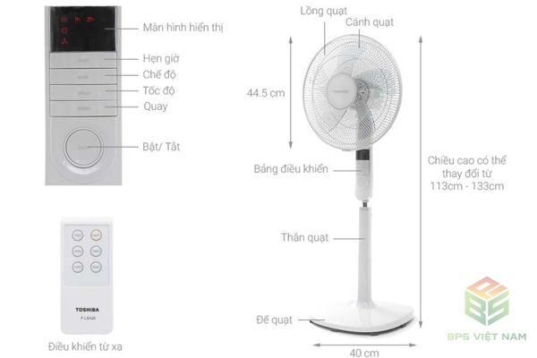 Quạt cây Toshiba F-LSA20(H)VN 