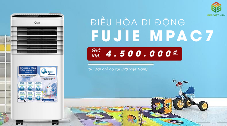 đánh giá điều hòa di động fujie mpac7