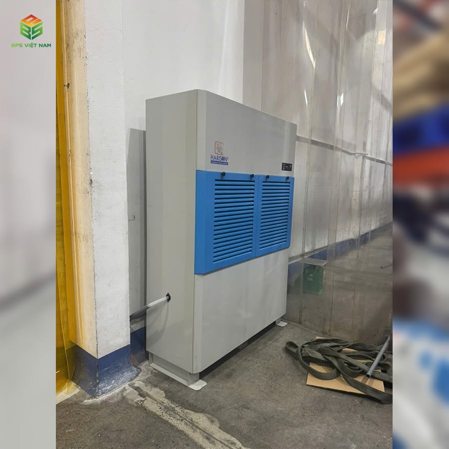 Lắp Đặt Máy Hút Ẩm Harison HD-504B Bảo Quản Kho Nguyên Liệu