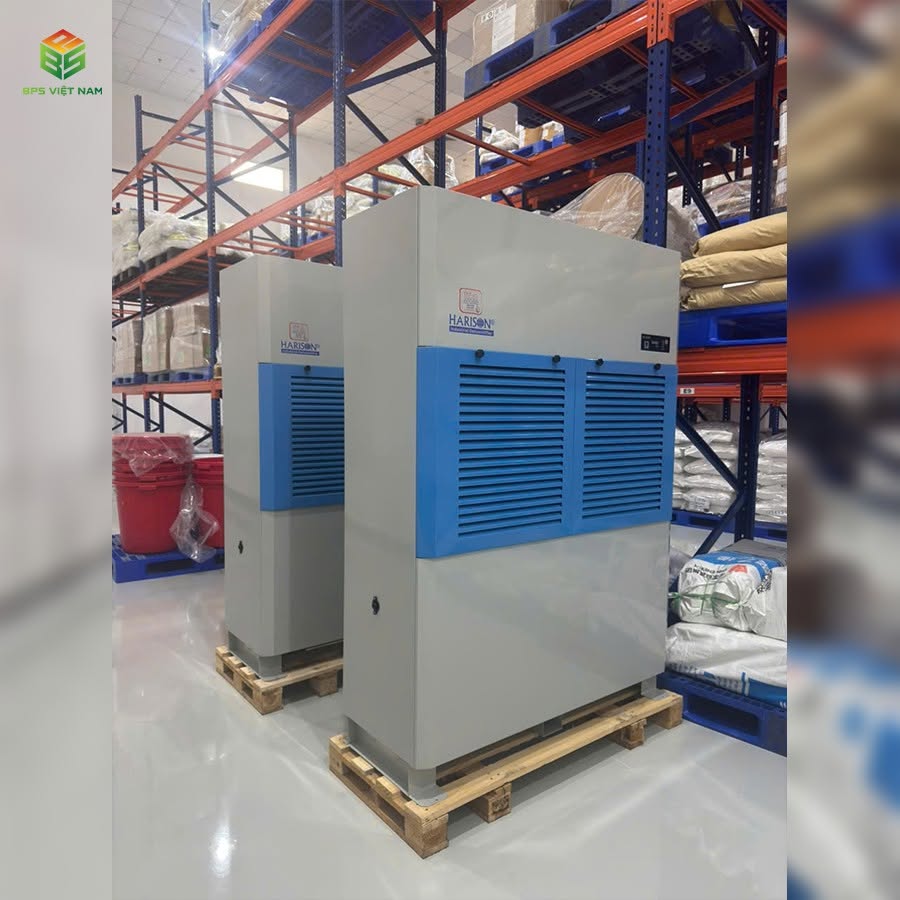Lắp Đặt Máy Hút Ẩm Harison HD-504B Bảo Quản Kho Nguyên Liệu