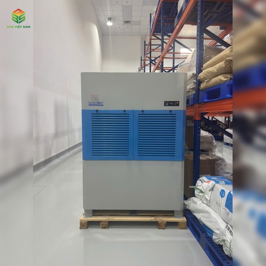 Lắp Đặt Máy Hút Ẩm Harison HD-504B Bảo Quản Kho Nguyên Liệu