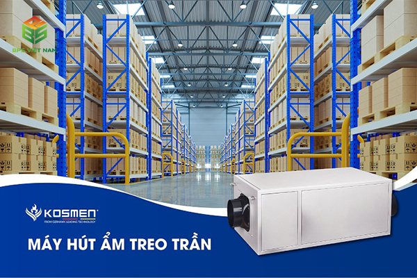 ưu điểm máy hút ẩm treo trần Kosmen KM-26E