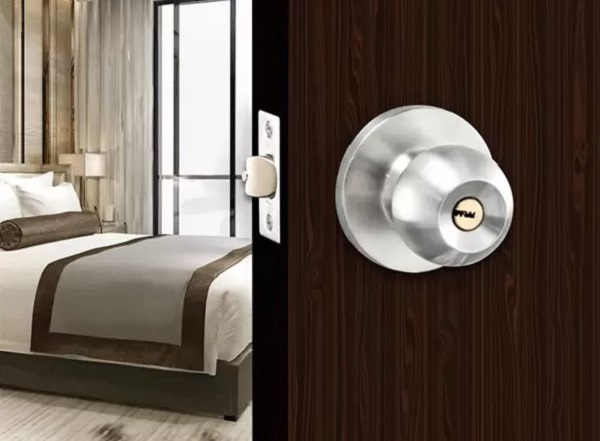 Các loại khóa cửa gỗ - Khóa cửa gỗ tay nắm tròn
