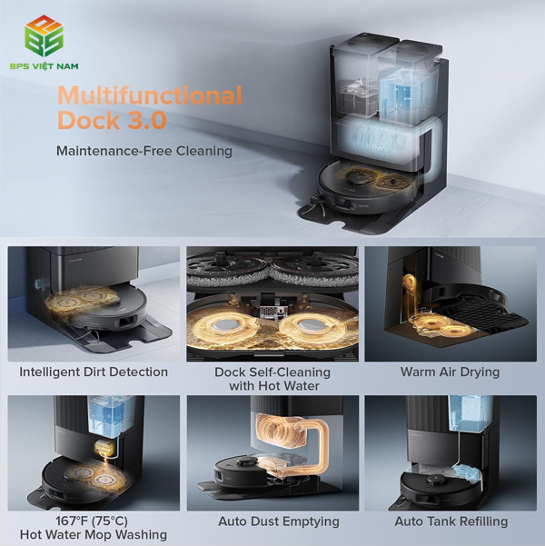 Robot hút bụi lau nhà Roborock Qrevo Edge 5V1
