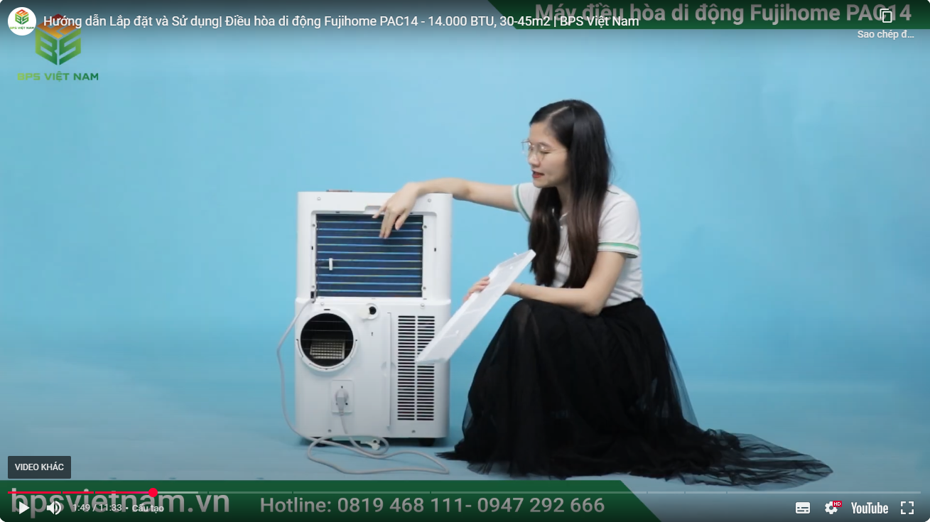 Điều hòa di động Fujihome PAC14