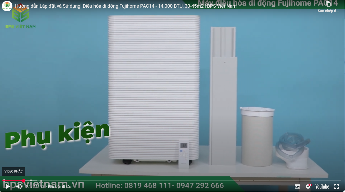 Điều hòa di động Fujihome PAC14
