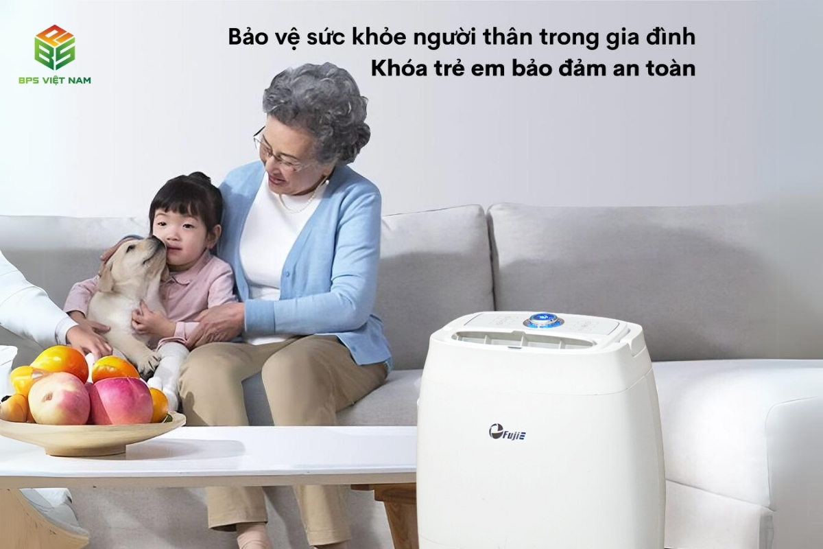 Lợi ích khi sử dụng máy hút ẩm gia đình Fujie