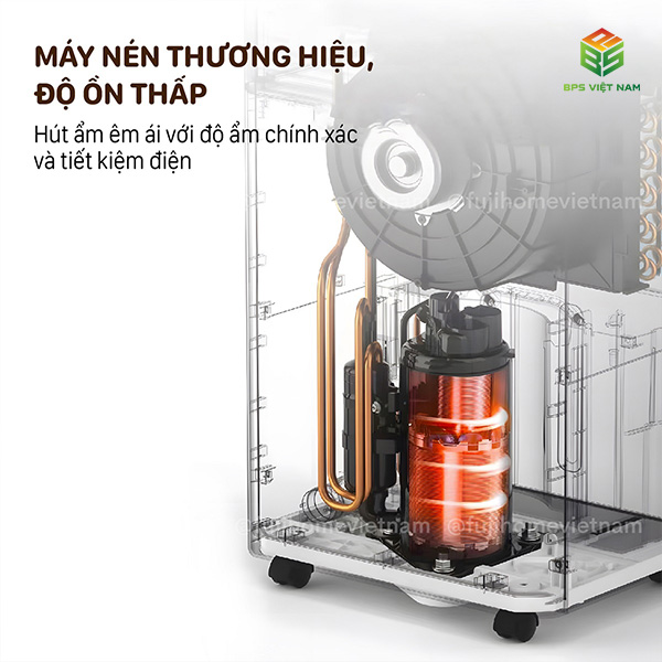 Máy hút ẩm FujiHome DH60W-HEPA