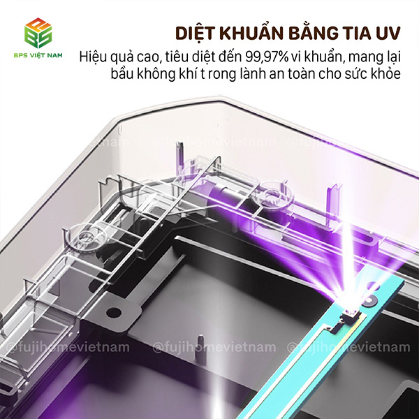 Máy hút ẩm FujiHome DH60W-HEPA (60 Lít/24h)