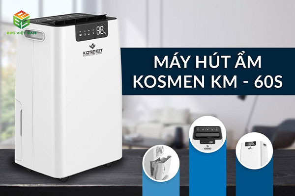 Máy hút ẩm Kosmen KM-60S (Công suất 60 lít/ngày)