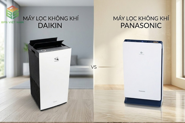 So sánh máy lọc không khí Daikin và Panasonic