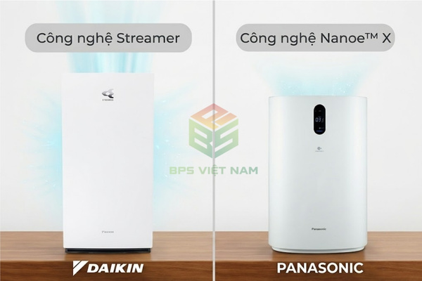 máy lọc không khí Daikin và Panasonic khác nhau về công nghệ