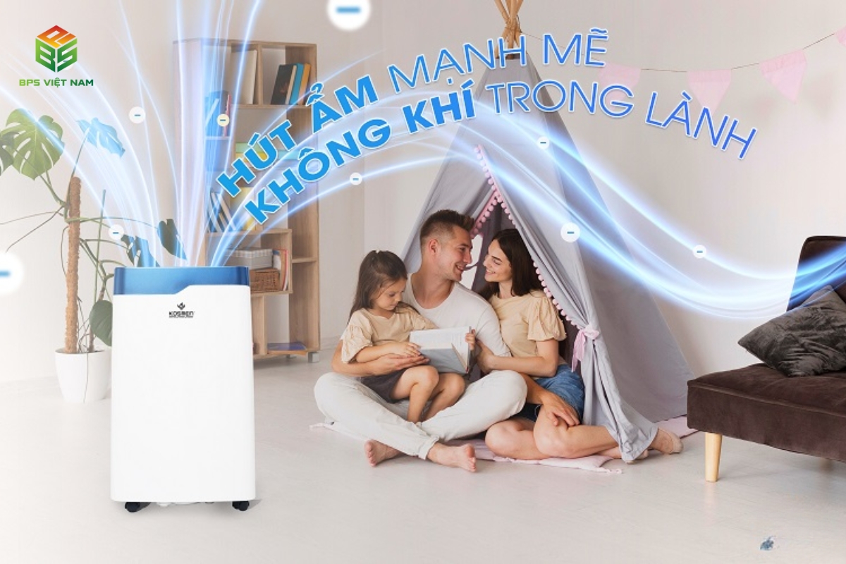 Lợi ích khi sử dụng máy hút ẩm gia đình Kosmen