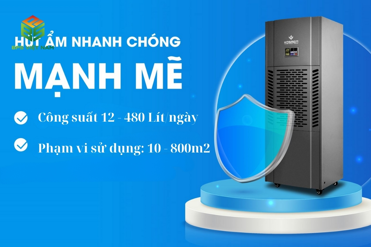 máy hút ẩm kosmen có tốt không