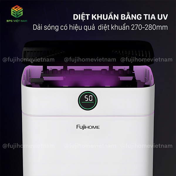 Máy hút ẩm FujiHome DH18W-HEPA (18 Lít/24h)