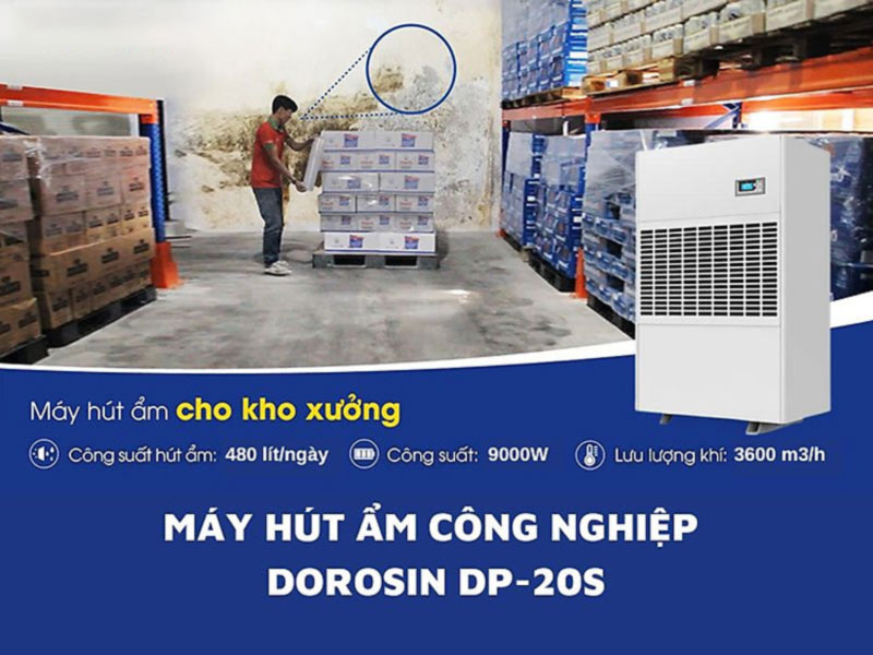 Máy hút ẩm công nghiệp Dorosin DP-20S