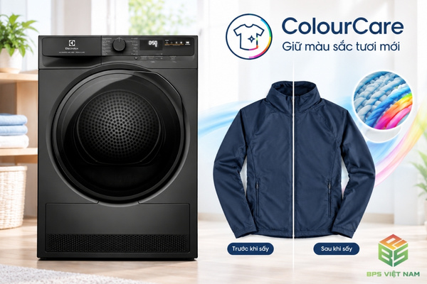 Máy sấy quần áo Electrolux EDH803J5SC với công nghệ ColourCare