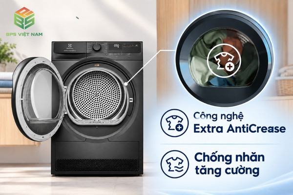 Công nghệ Extra AntiCrease chống nhăn tăng cường