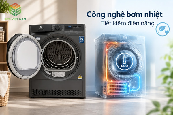 Electrolux EDH803J5SC trang bị công nghệ sấy bơm nhiệt (Heat Pump)