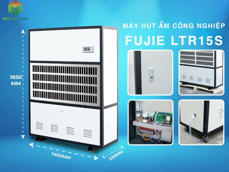 máy hút ẩm công nghiệp fujie ltr15s