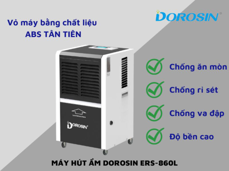 Máy hút ẩm công nghiệp Dorosin ERS-860L Công suất 60 lít/ngày