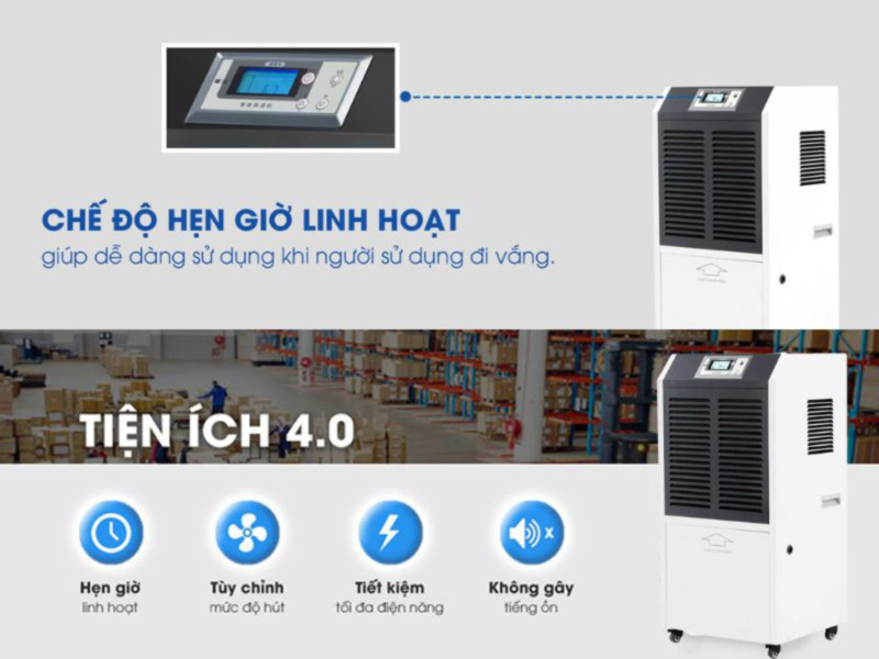 Máy hút ẩm công nghiệp Dorosin ERS-890L công suất 90 lít/ngày