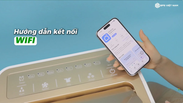 Kết nối wifi trên Máy hút ẩm Airko ER-668EL