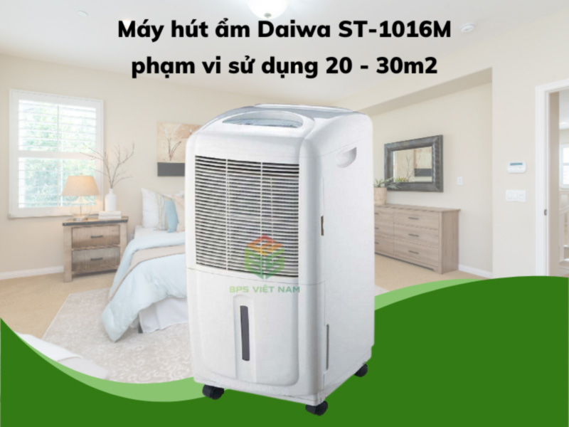 Máy hút ẩm Daiwa ST-1016M công suất 16 lít/ngày