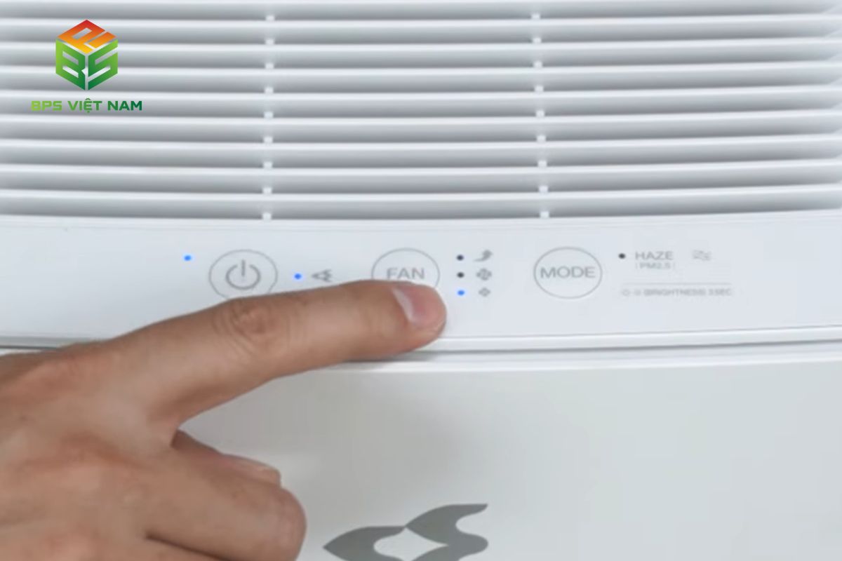 Máy lọc không khí Daikin MC30YVM7 cho phép tùy chỉnh 3 tốc độ quạt