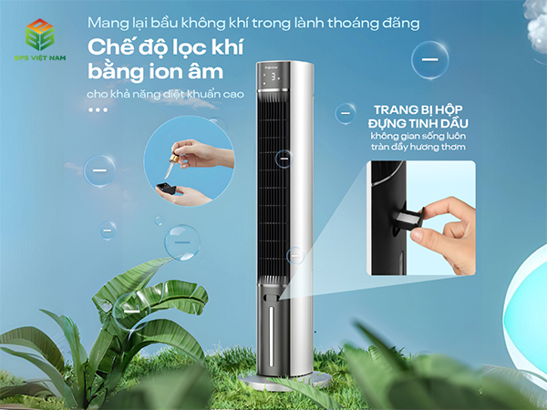 Quạt tháp hơi nước Fujihome AC-18LE lọc khí hiệu quả