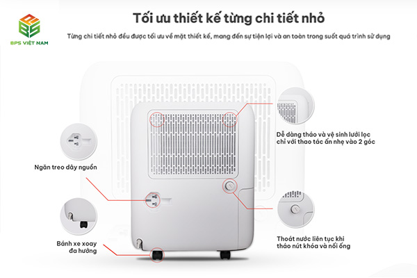 Máy hút ẩm Gree GDN10BC-K5EBA2B (10 Lít/24h) 