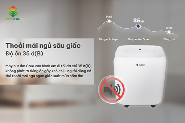 Máy hút ẩm Gree GDN10BC-K5EBA2B (10 Lít/24h)