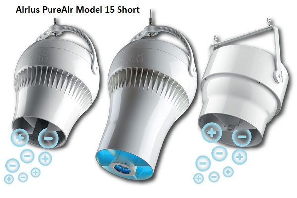 Máy lọc không khí tạo Oxy Airius Pure Air Model 15 Short 
