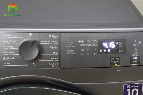Hướng dẫn vận hành máy sấy quần áo Electrolux EDV904N3SC 9kg
