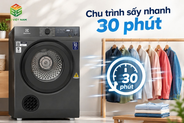 Electrolux EDV904N3SC thuộc dòng máy sấy thông hơi