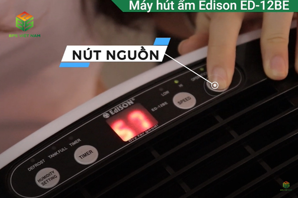 hướng dẫn sử dụng máy hút ẩm Edison ED-12BE