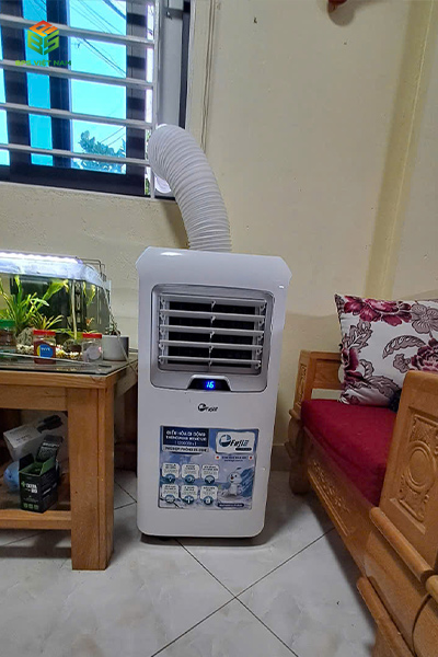 Lắp Đặt Điều Hòa Di Động Fujie MPAC12B Tại Phòng Trọ – Giải Pháp Làm Mát Không Cần Khoan Đục Tường