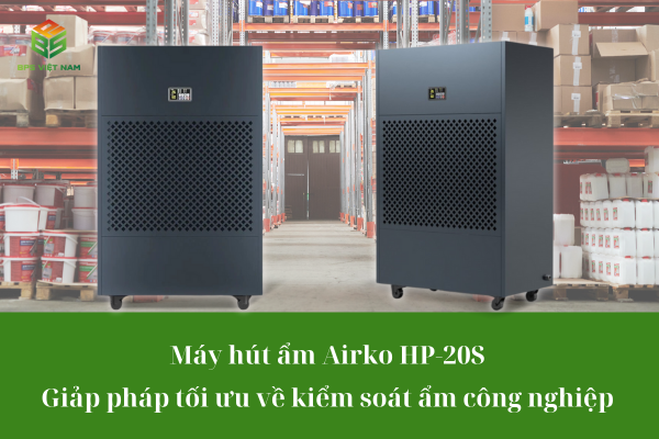 Máy hút ẩm công nghiệp Airko HP-20S (480 Lít/24h)