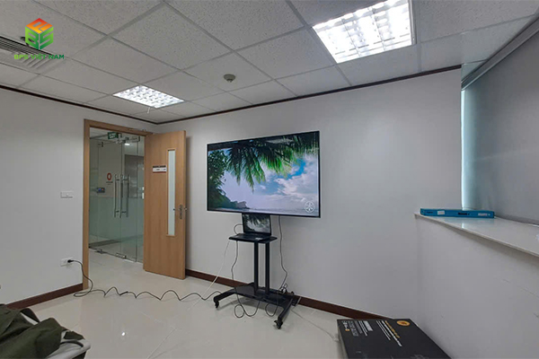 Dự án lắp đặt Tivi LG NanoCell 65 inch và giá treo di động NB-AVA1500 cho văn phòng Công ty DAIWA HOUSE VIỆT NAM