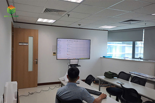 Dự án lắp đặt Tivi LG NanoCell 65 inch và giá treo di động NB-AVA1500 cho văn phòng Công ty DAIWA HOUSE VIỆT NAM