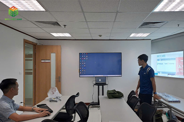 Dự án lắp đặt Tivi LG NanoCell 65 inch và giá treo di động NB-AVA1500 cho văn phòng Công ty DAIWA HOUSE VIỆT NAM