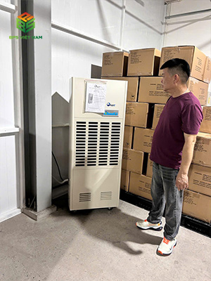 Lắp đặt 02 máy hút ẩm Fujie HM-1800D phục vụ mở rộng xưởng sản xuất cho khách hàng tại Hưng Yên