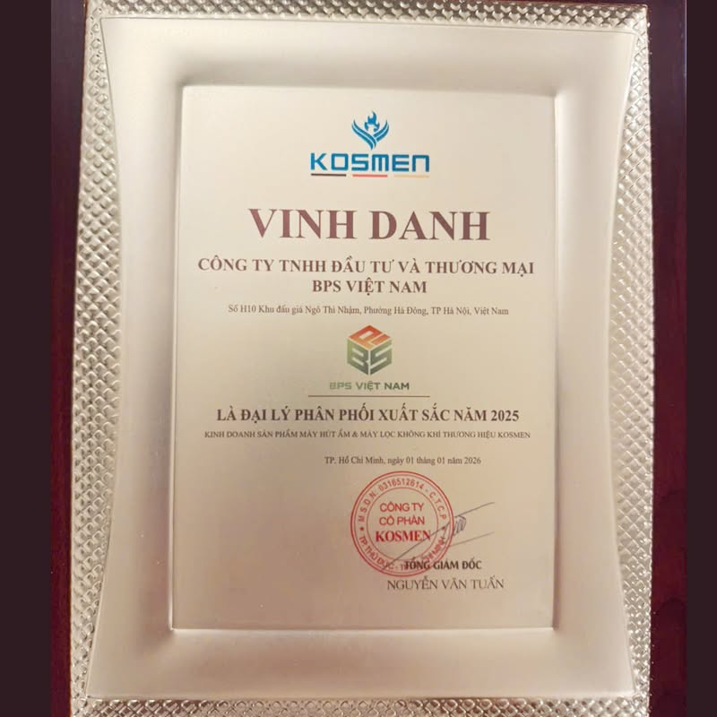 bps Việt Nam- đại lý Kosmen xuất sắc