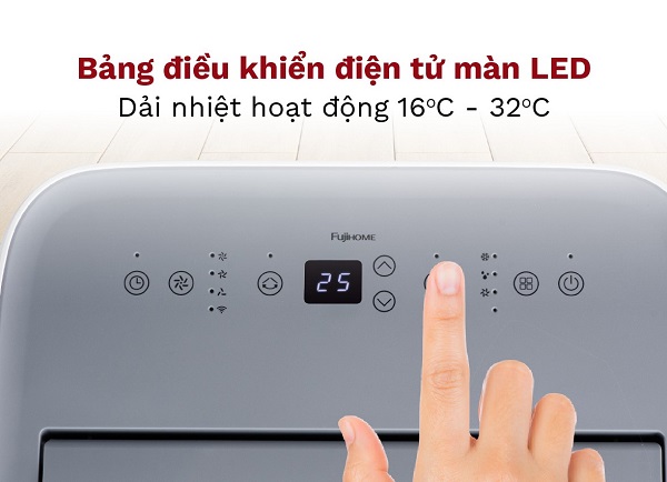 Bảng điều khiển cảm ứng và chức năng hẹn giờ