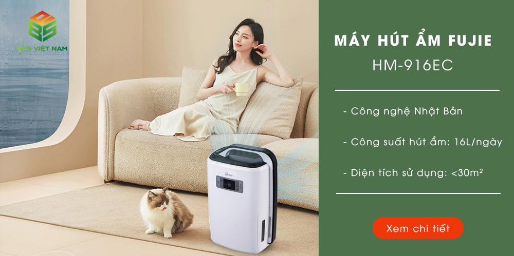 máy hút ẩm Fujie HM-916EC