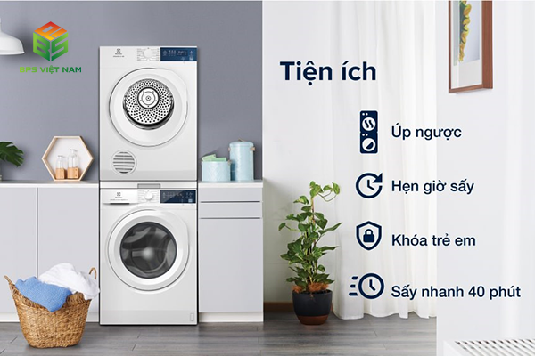 chọn mua Máy sấy quần áo theo tiện ích